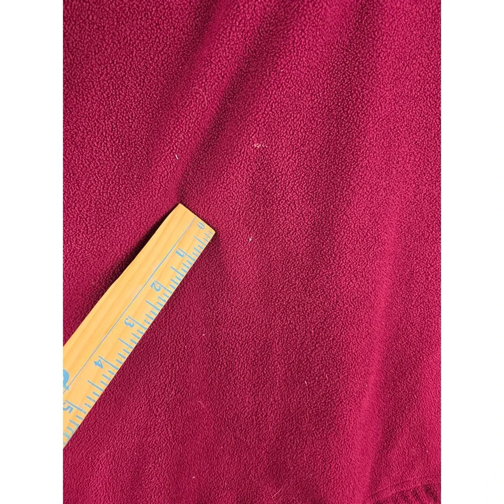Pro Edge Virginia Tech Hokies Fleece Quarter Zip Pullover Maroon Mens 2XL VT